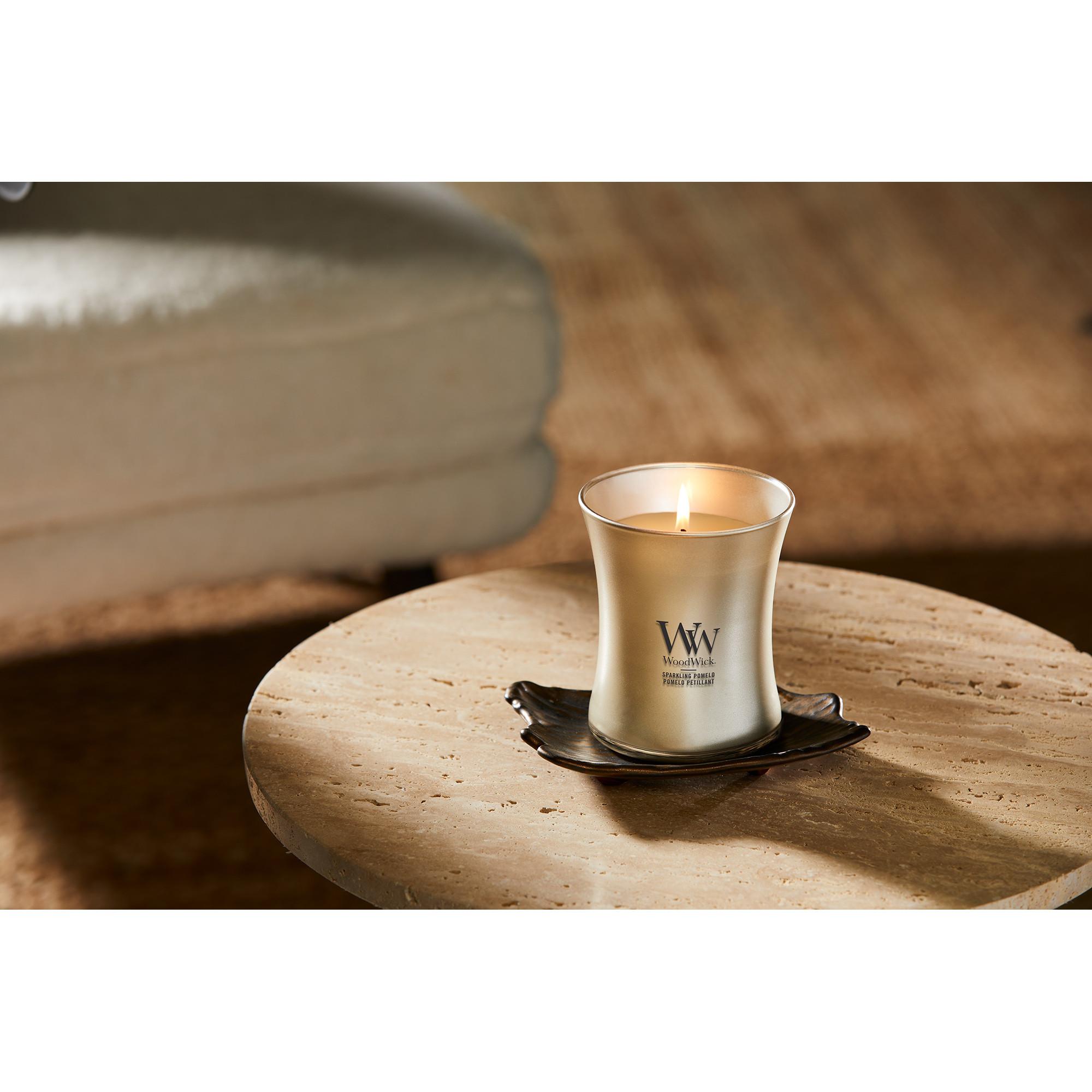 WoodWick Candela profumata in vetro Precious Metals 