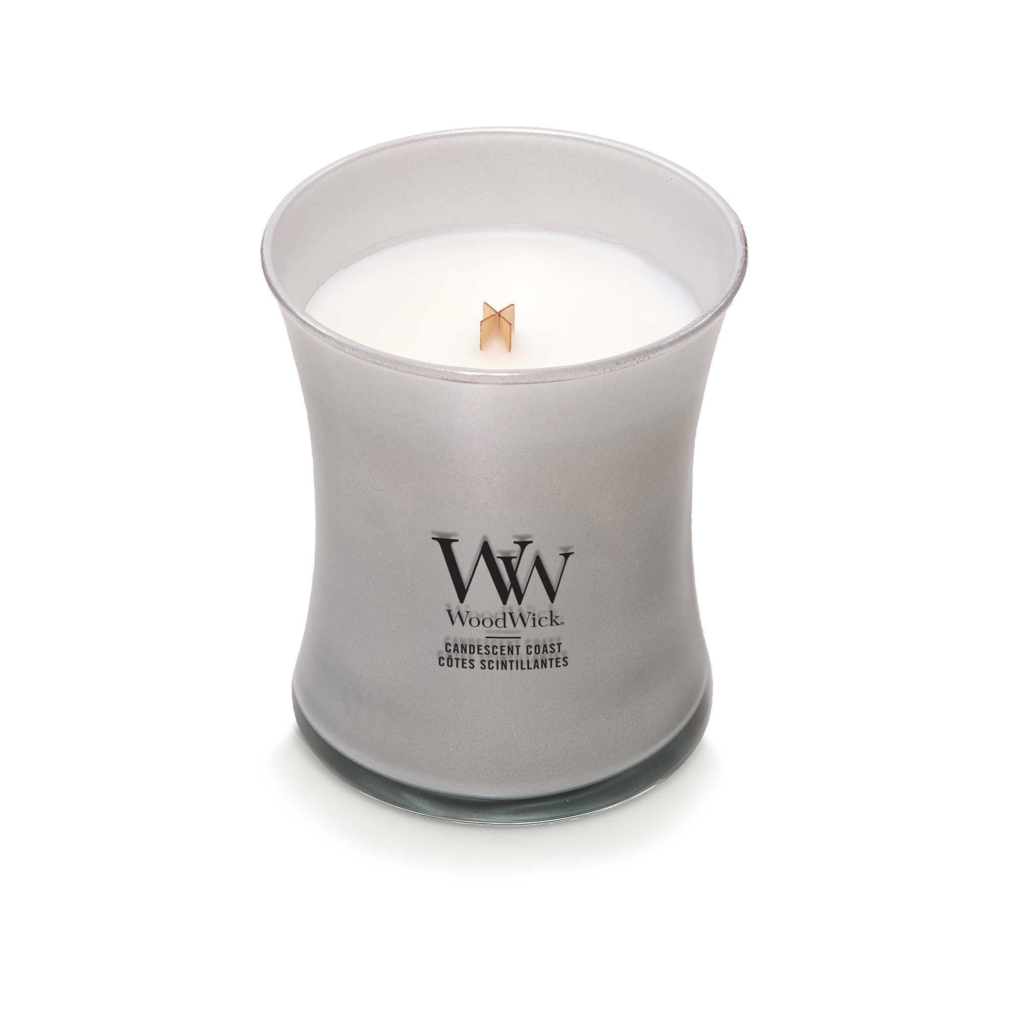 WoodWick Candela profumata in vetro Precious Metals 