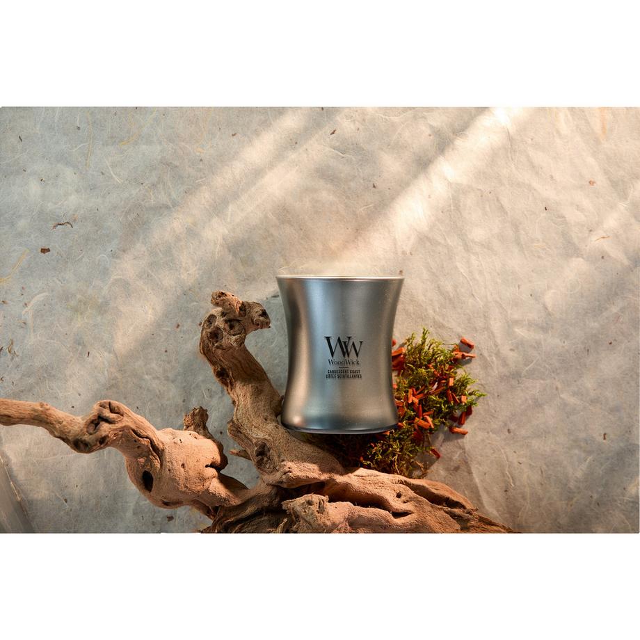 WoodWick Candela profumata in vetro Precious Metals 