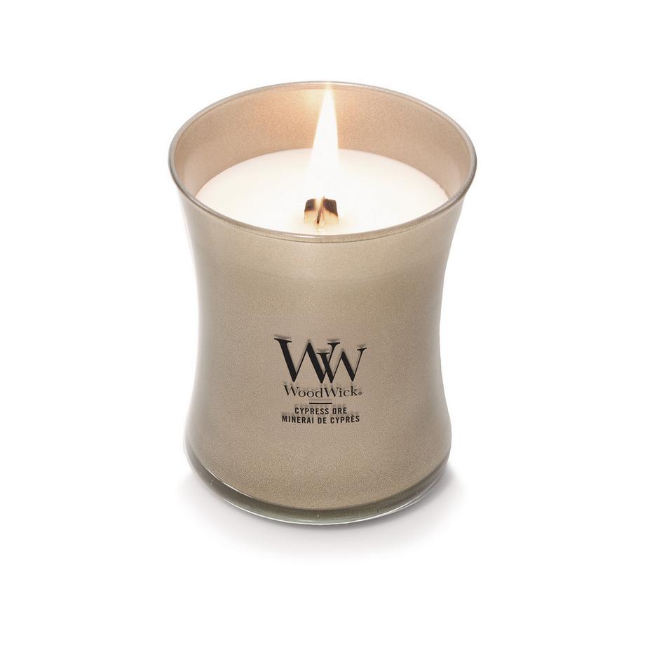 WoodWick Candela profumata in vetro Precious Metals 