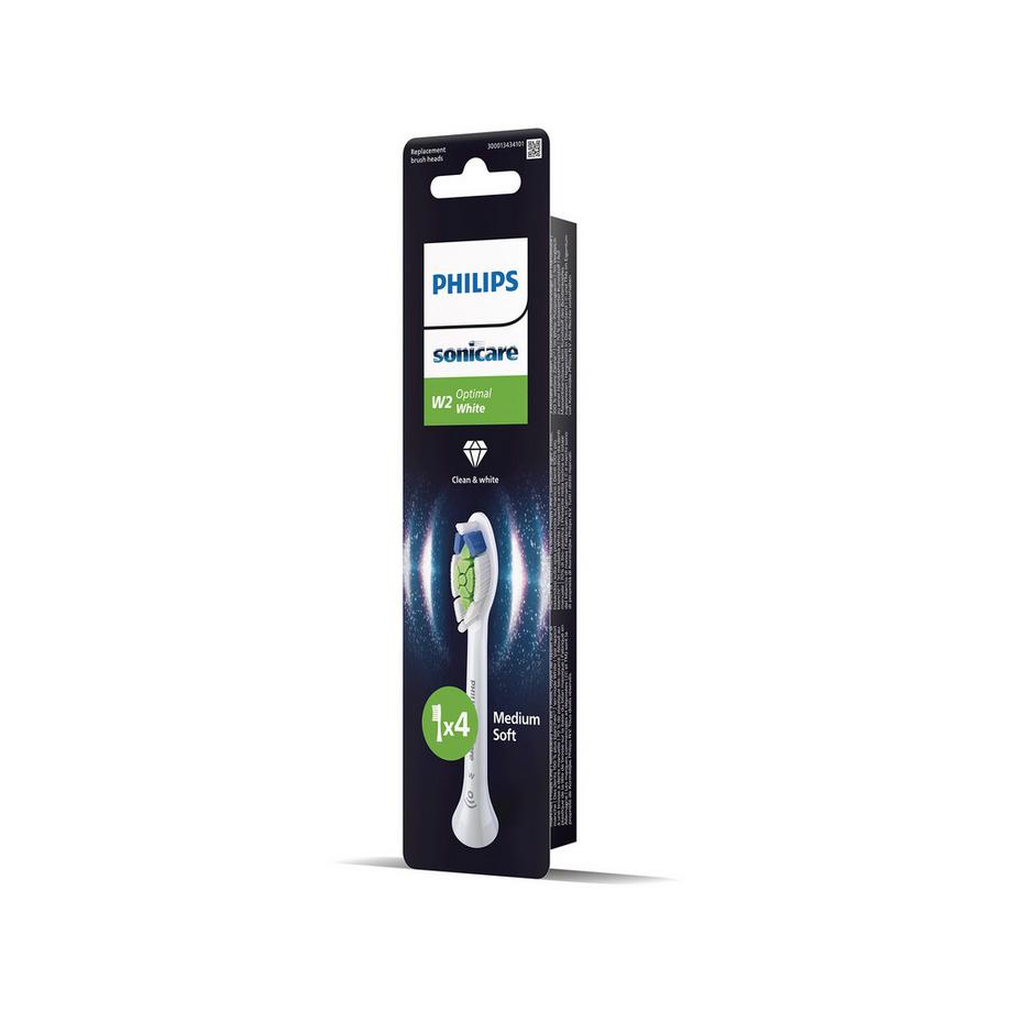 PHILIPS Testina di ricambio Optimal White, pack di 4 