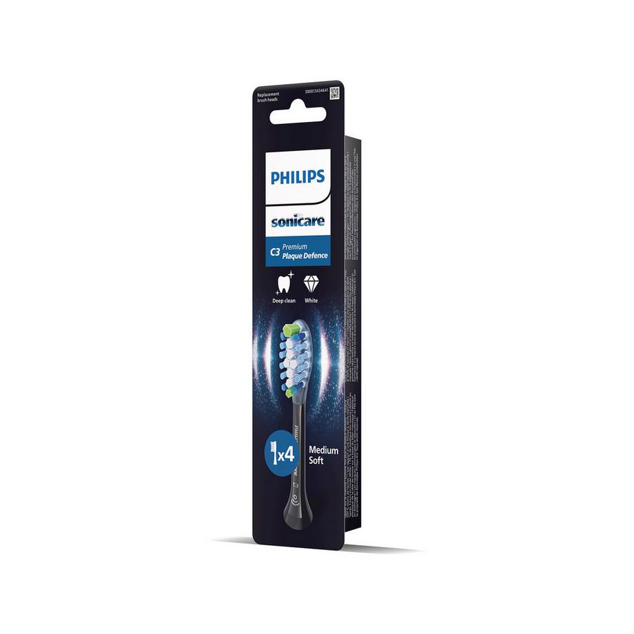 PHILIPS Testina di ricambio Premium Plaque Defence 4 pzi 