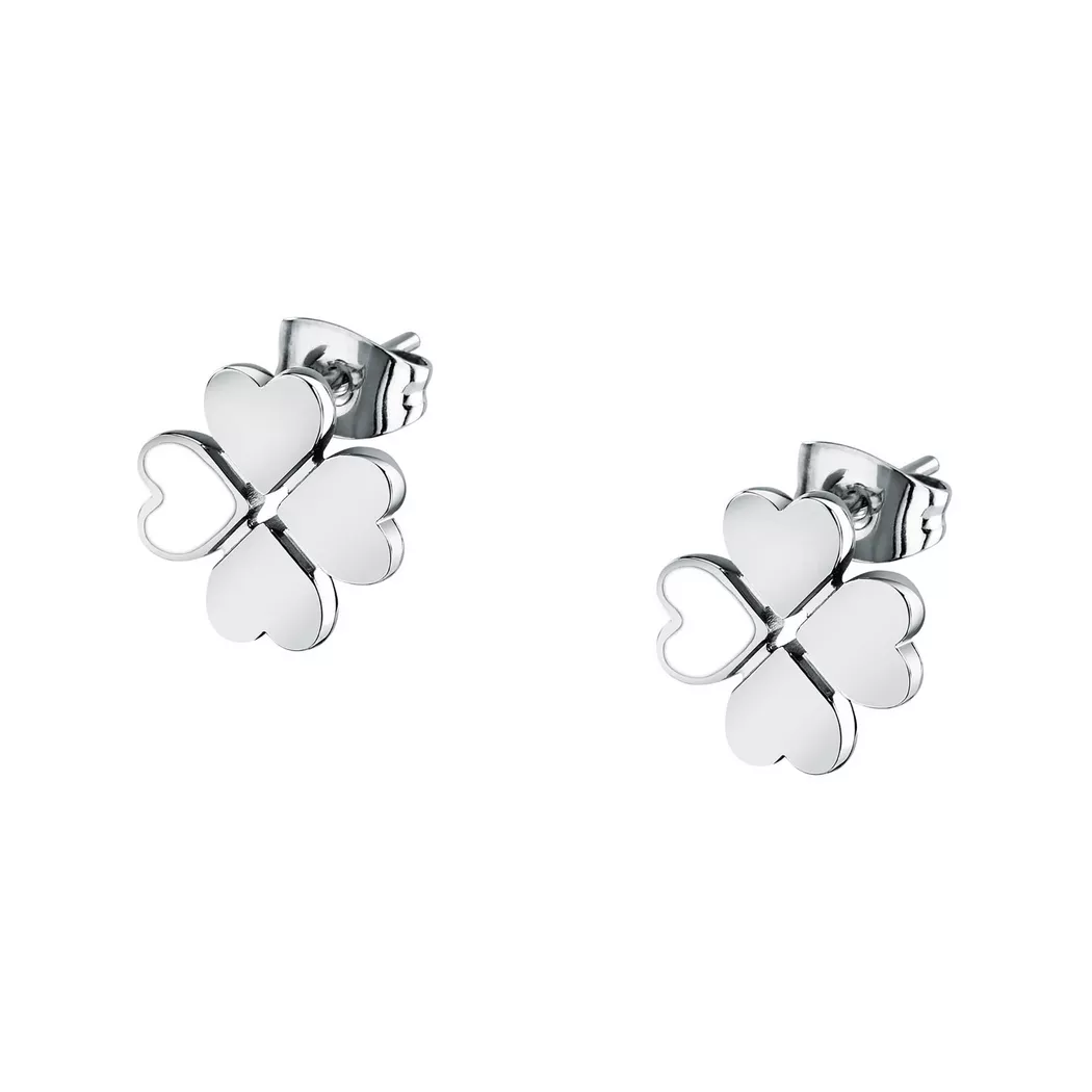 La Petite Story - Ohrstecker, One Size, Silberfarben 5