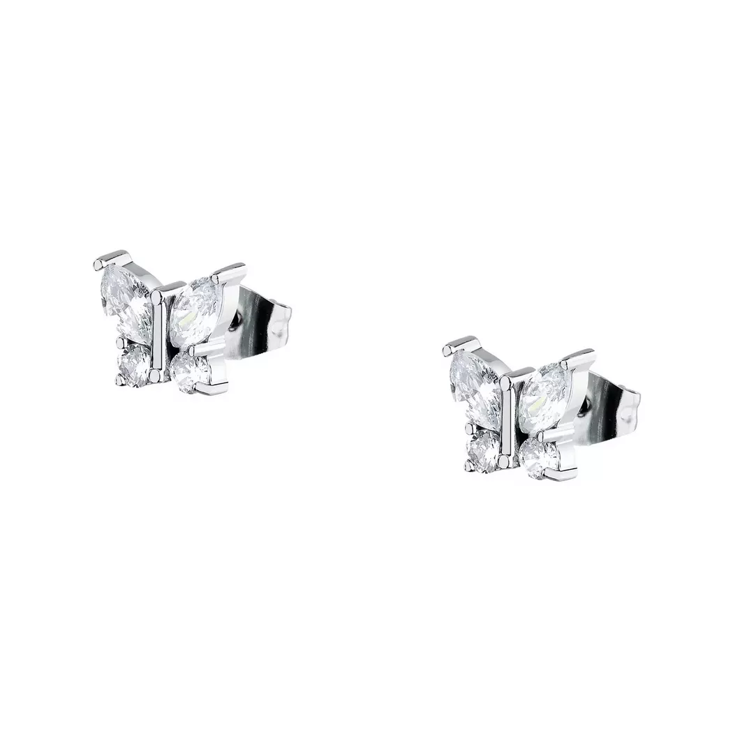 La Petite Story - Ohrstecker, One Size, Silberfarben