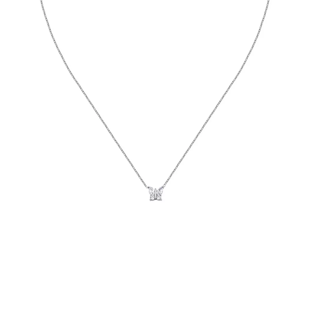 La Petite Story - Halskette, 45.5CM, Silberfarben
