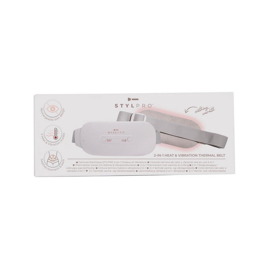 STYLPRO  Ceinture thermique STYLPRO 2-en-1 Chaleur et Vibrations 