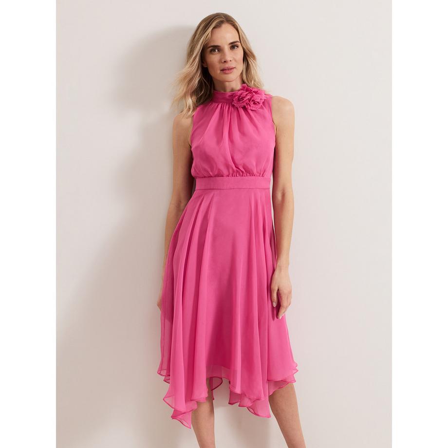 Phase Eight Lucinda Vestito Senza Maniche Collo Alto con Dettaglio Floreale  