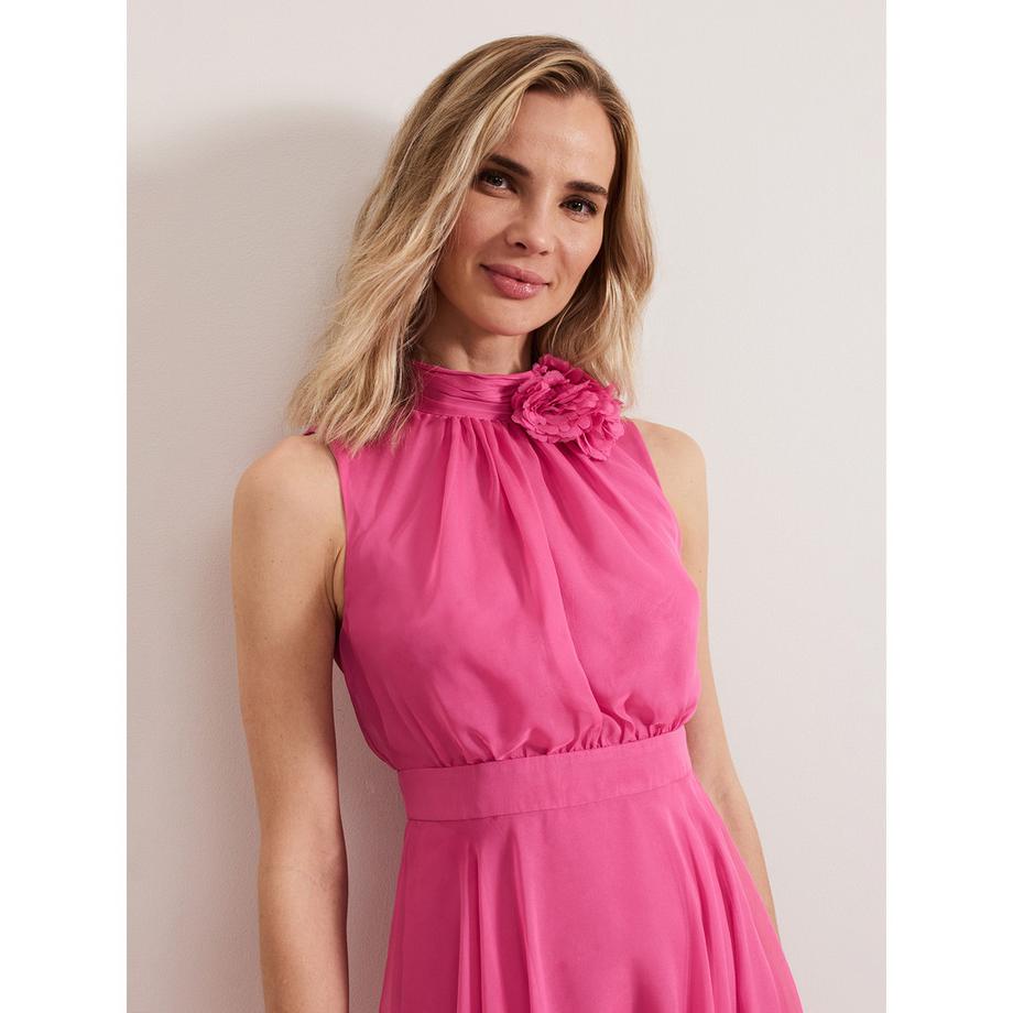 Phase Eight Lucinda Vestito Senza Maniche Collo Alto con Dettaglio Floreale  