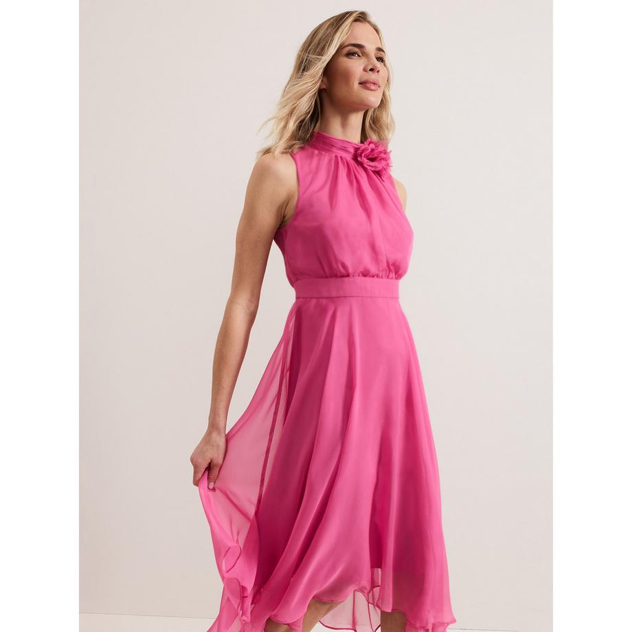 Phase Eight Lucinda Vestito Senza Maniche Collo Alto con Dettaglio Floreale  