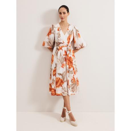 Phase Eight Violet Midikleid  