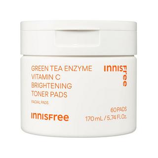 innisfree  Disques Éclat à L'Enzyme Thé Vert et à la Vitamine C - Soin anti-tâches 