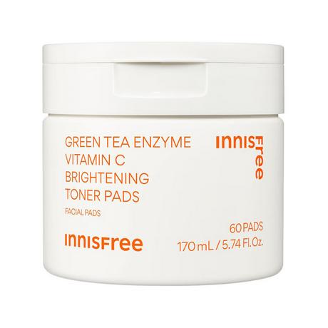 innisfree  Disques Éclat à L'Enzyme Thé Vert et à la Vitamine C - Soin anti-tâches 