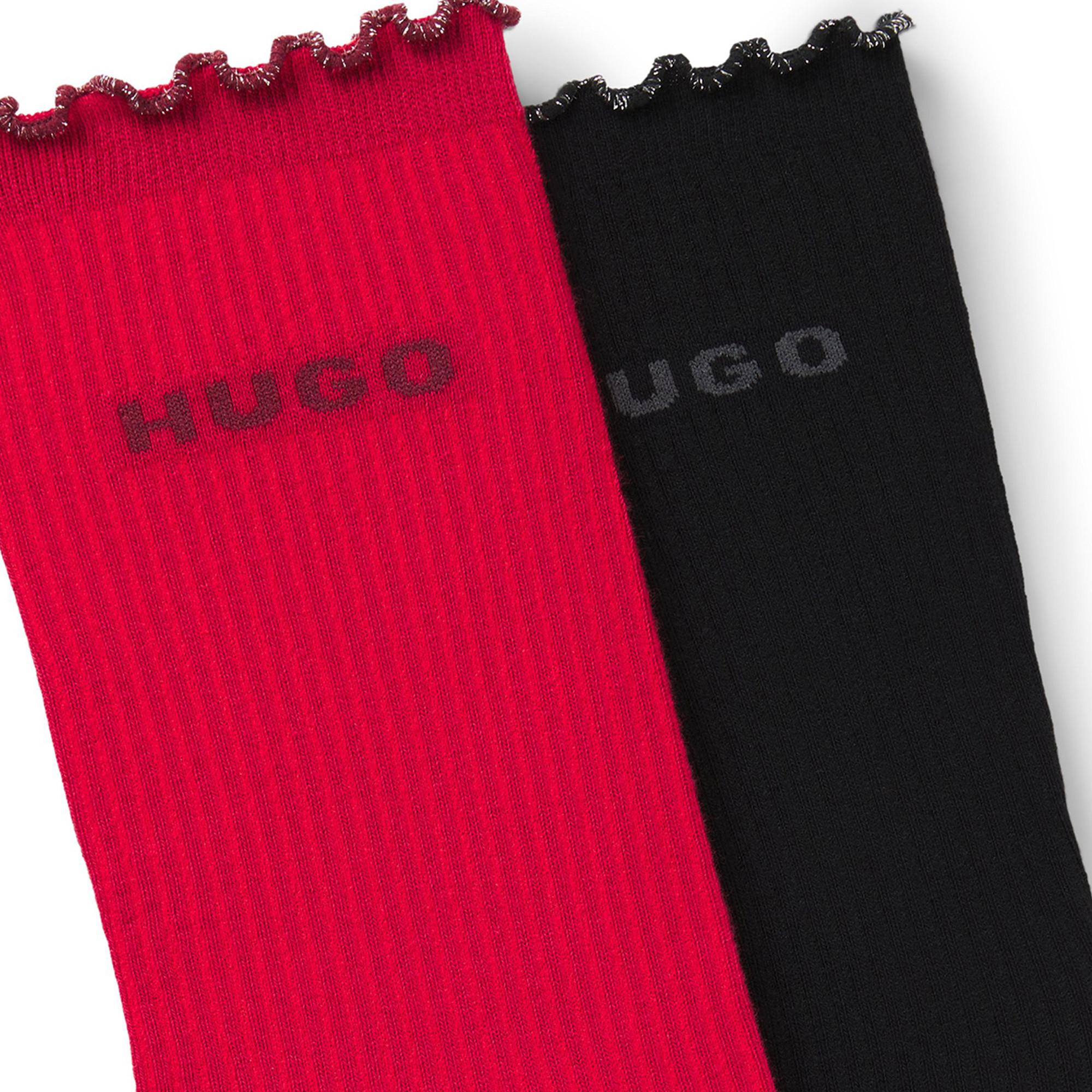 HUGO Calzettoni Lunghezza Ginocchia Confezione da 2  