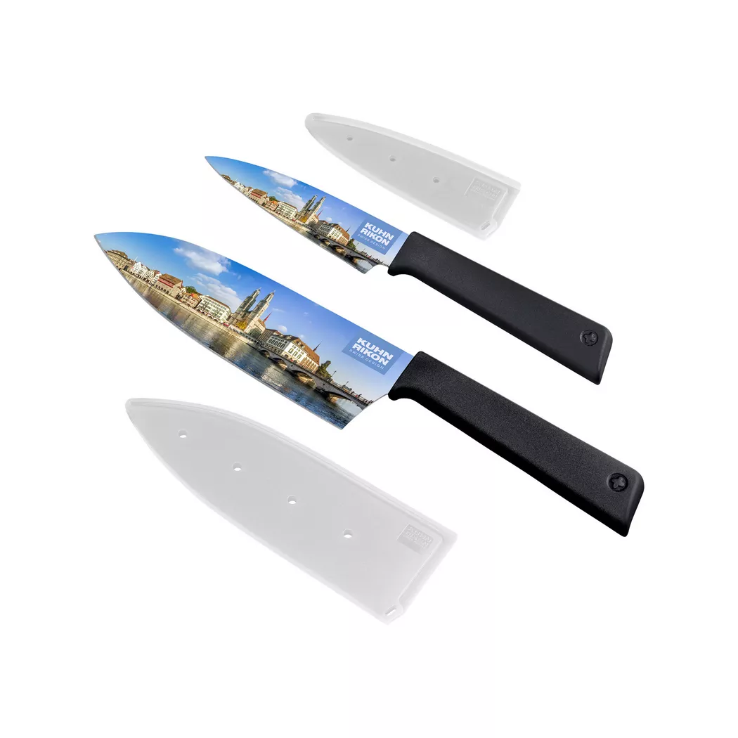 Kuhn Rikon - Messer-Set, Set, Black 4