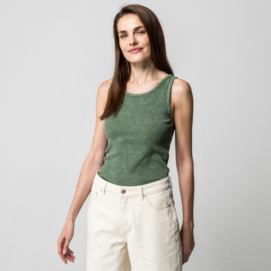 Manor Woman Geripptes Tank Top  