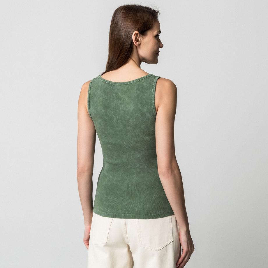 Manor Woman Geripptes Tank Top  