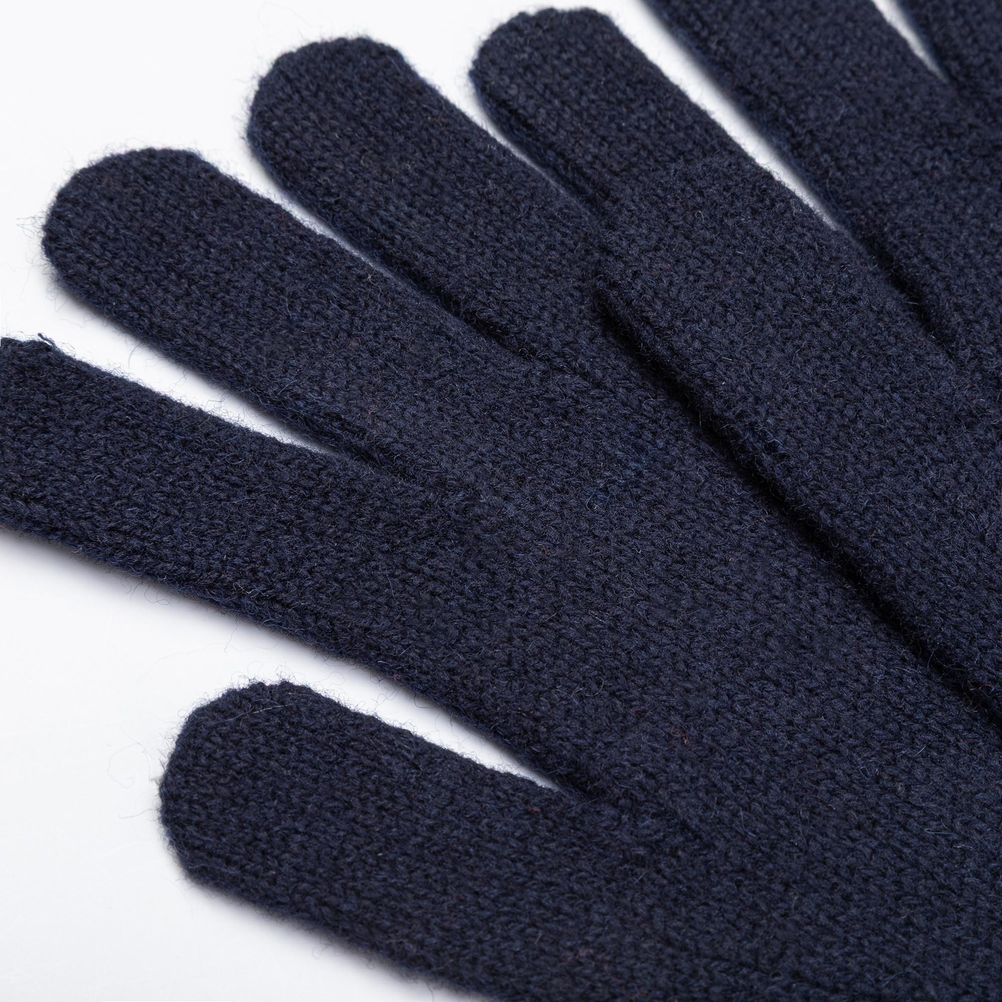 Manor Man Guanti Lavorati a Maglia  