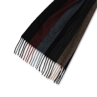 Manor Man Gestreifter Fischgrat Schal  