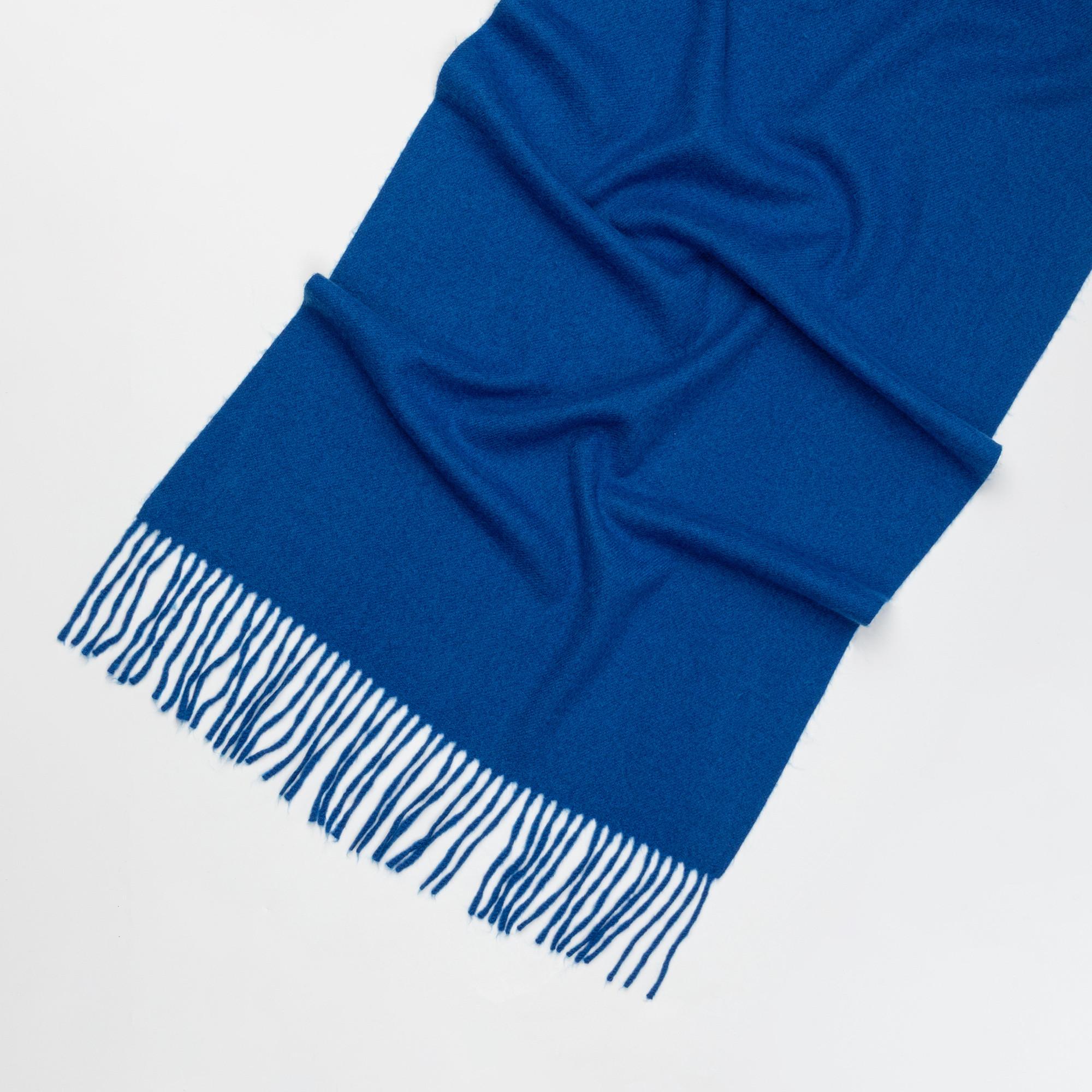 Manor Man Unifarbener Schal mit Fransen  