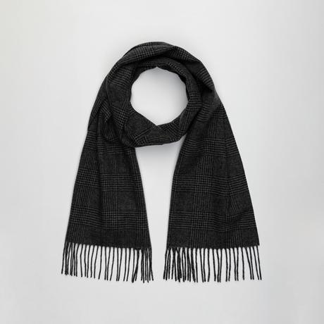 Manor Man Schal Kariert mit Fransen  