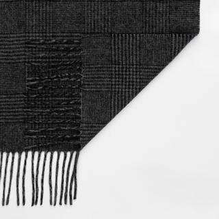 Manor Man Schal Kariert mit Fransen  