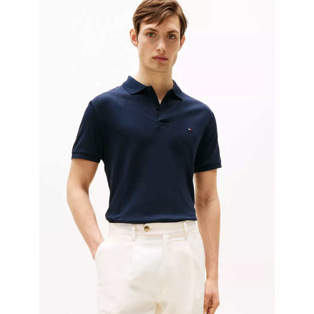Tommy Hilfiger Polo à Manches Courtes Liquid Essential Reg Desert Sky 2XL Homme