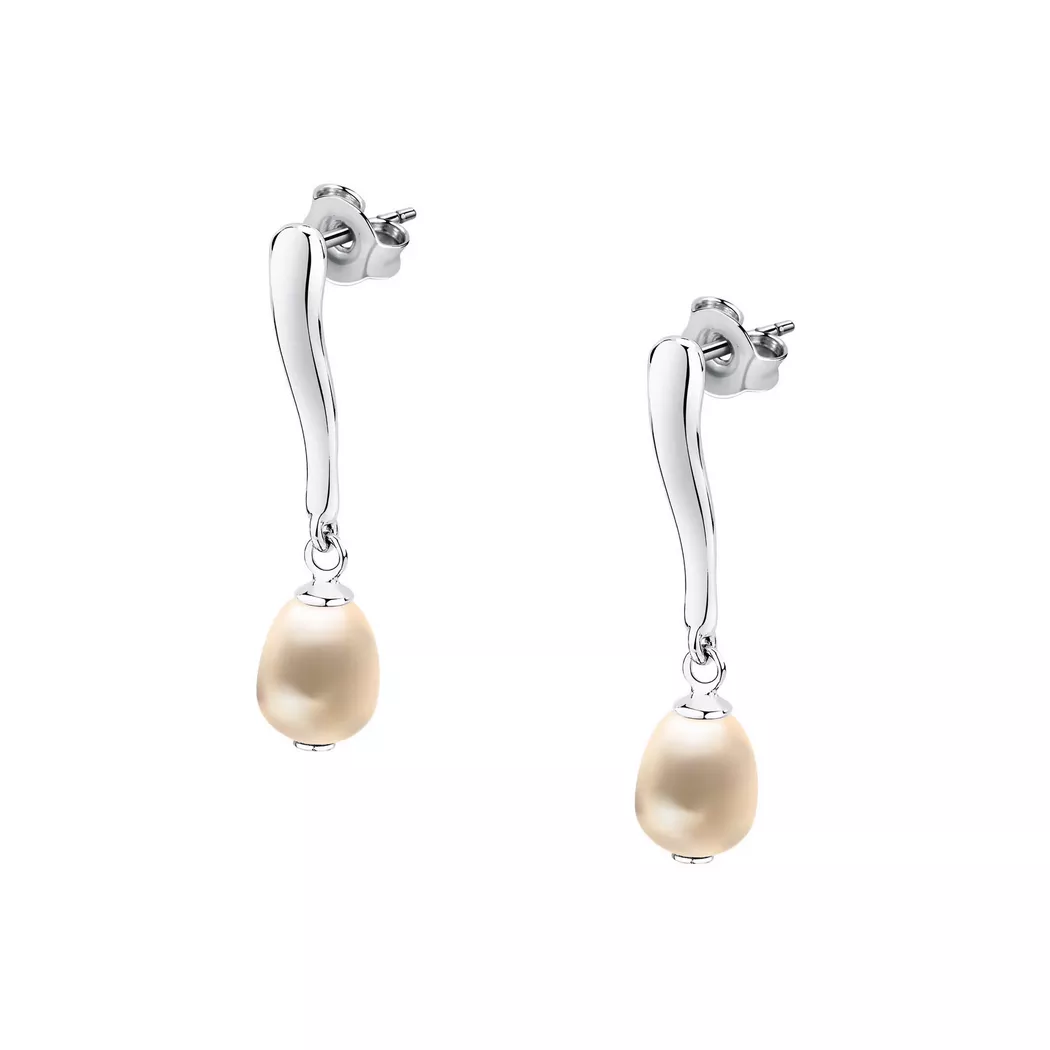Morellato - Ohrstecker, Perla, One Size, Silber