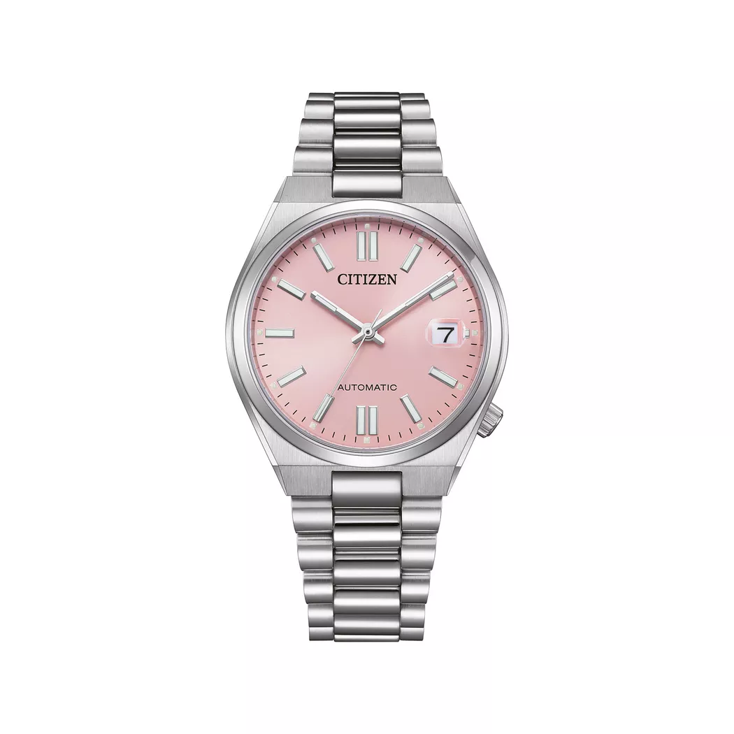 Citizen Tsuyosa 37mm Automatikuhr Silber Rosa 2
