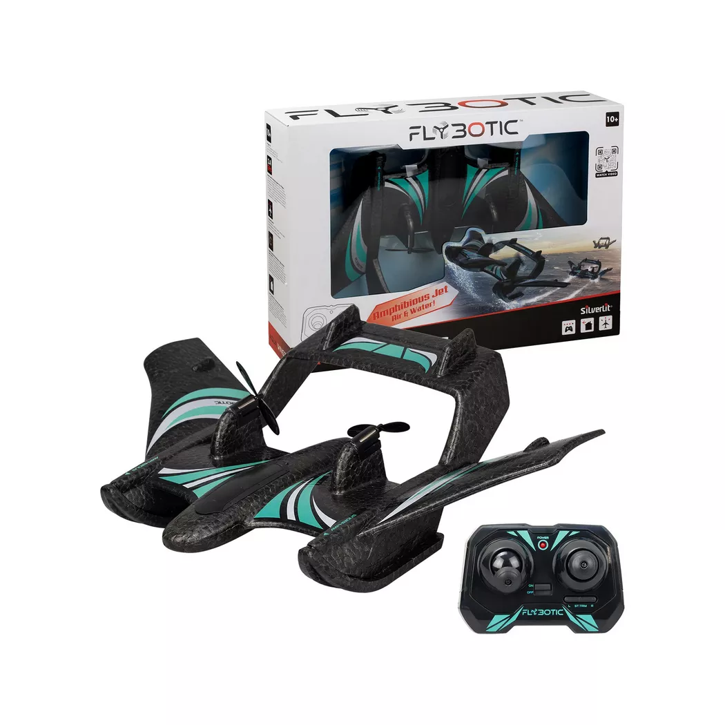 SilverLit - RC Amphibious Jet Aqua Wingz, Multicolor