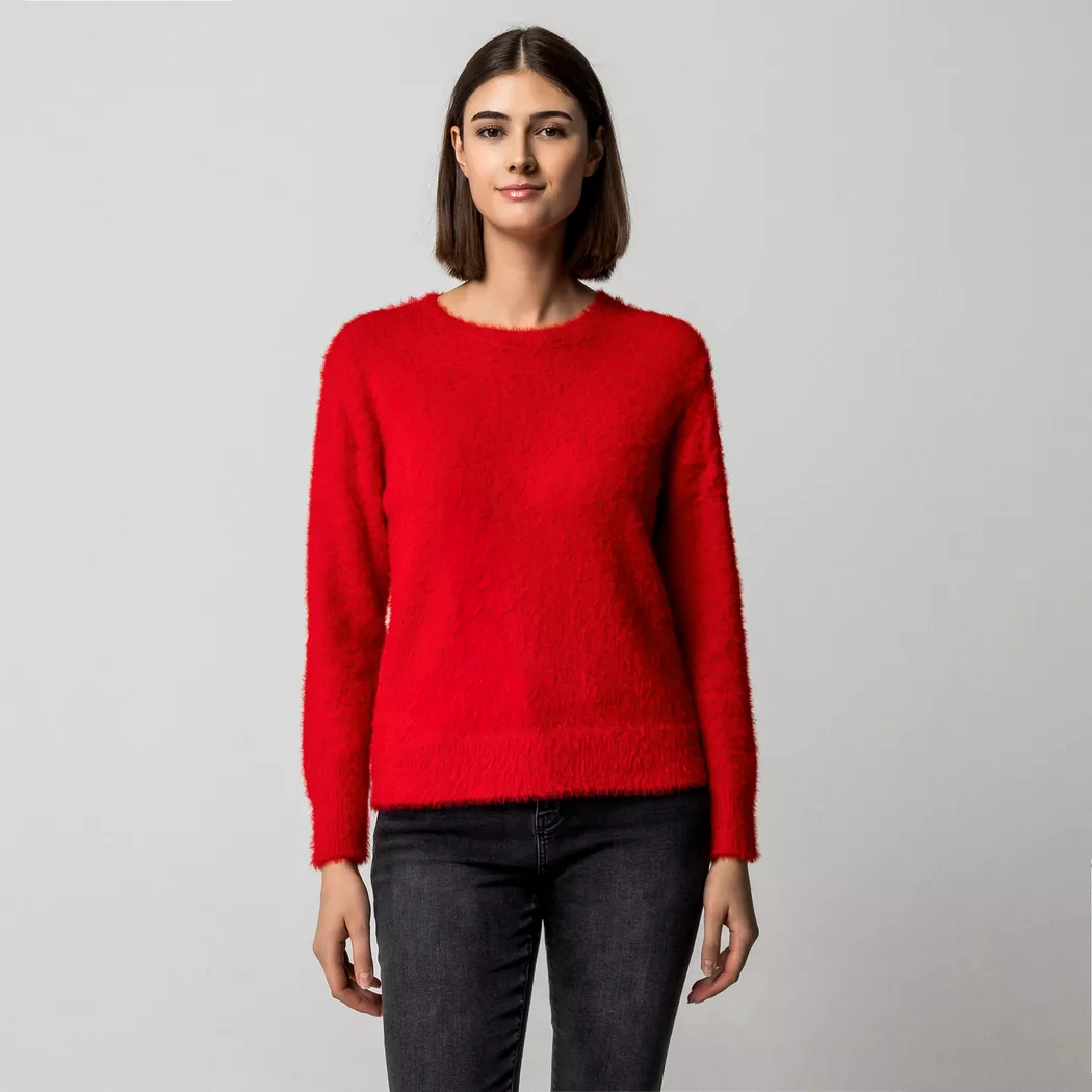 Manor Woman - Pullover, für Damen, Erdbeere, Größe XS