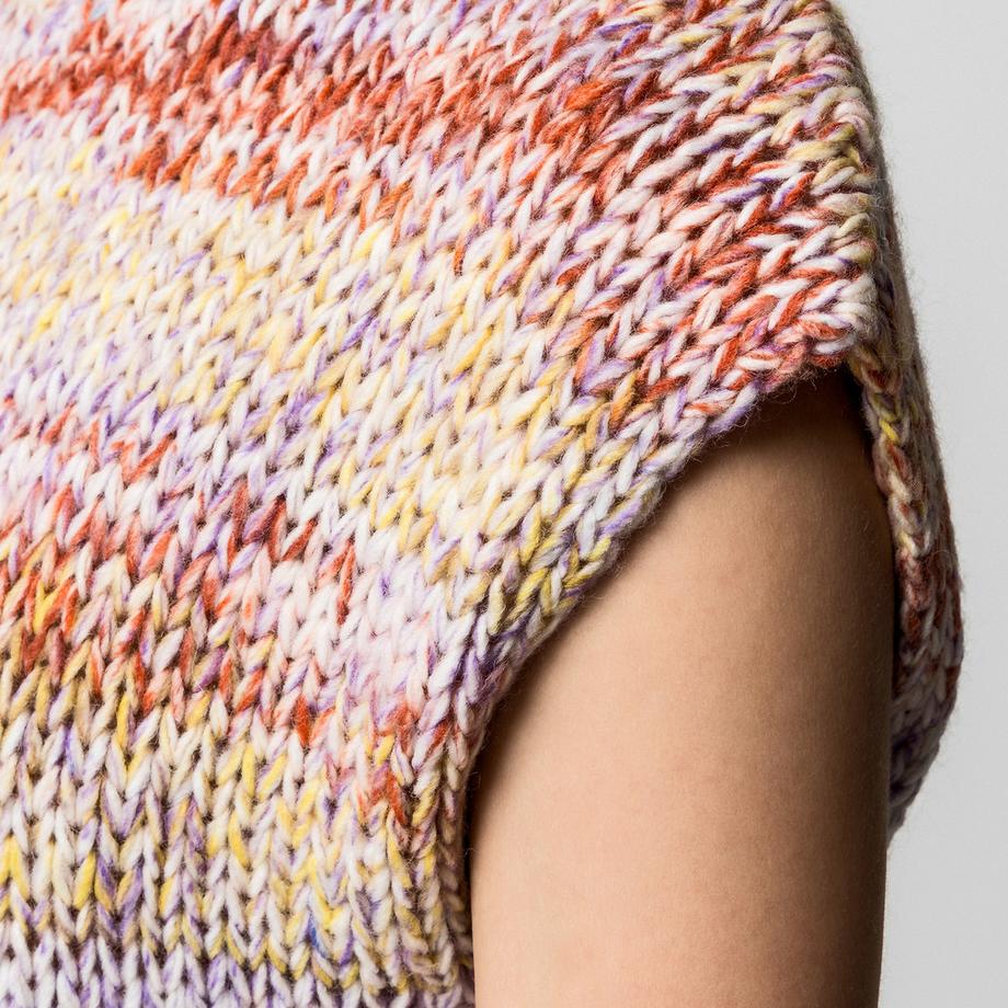 Manor Woman Ärmelloser Grobstrick Pullunder  