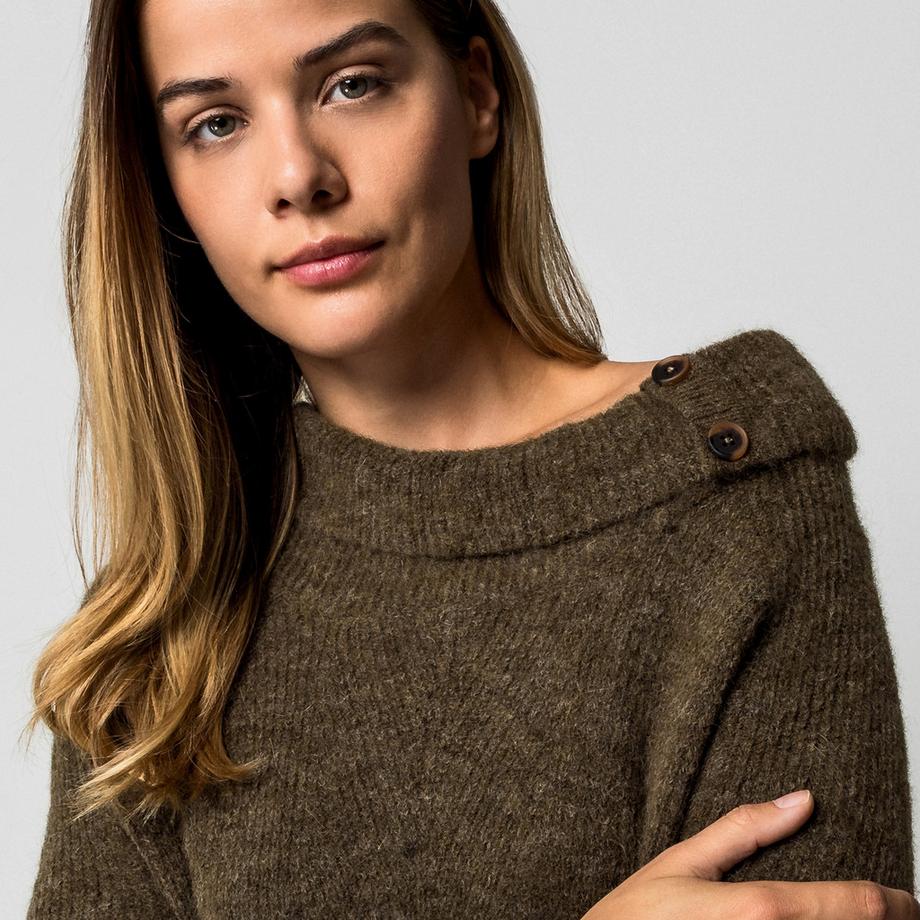 Manor Woman Strickkleid mit Rollkragen  