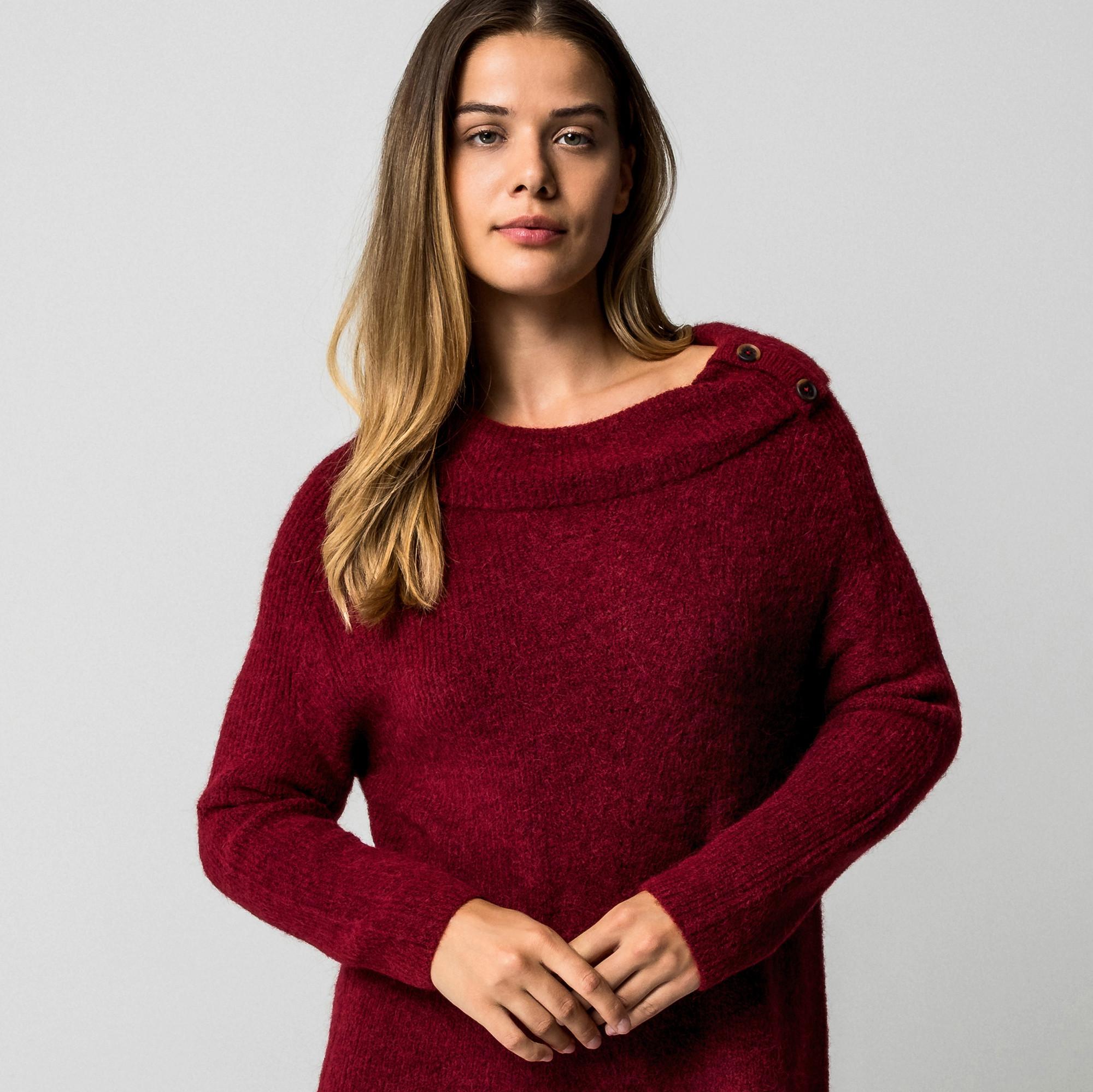 Manor Woman Strickkleid mit Rollkragen  