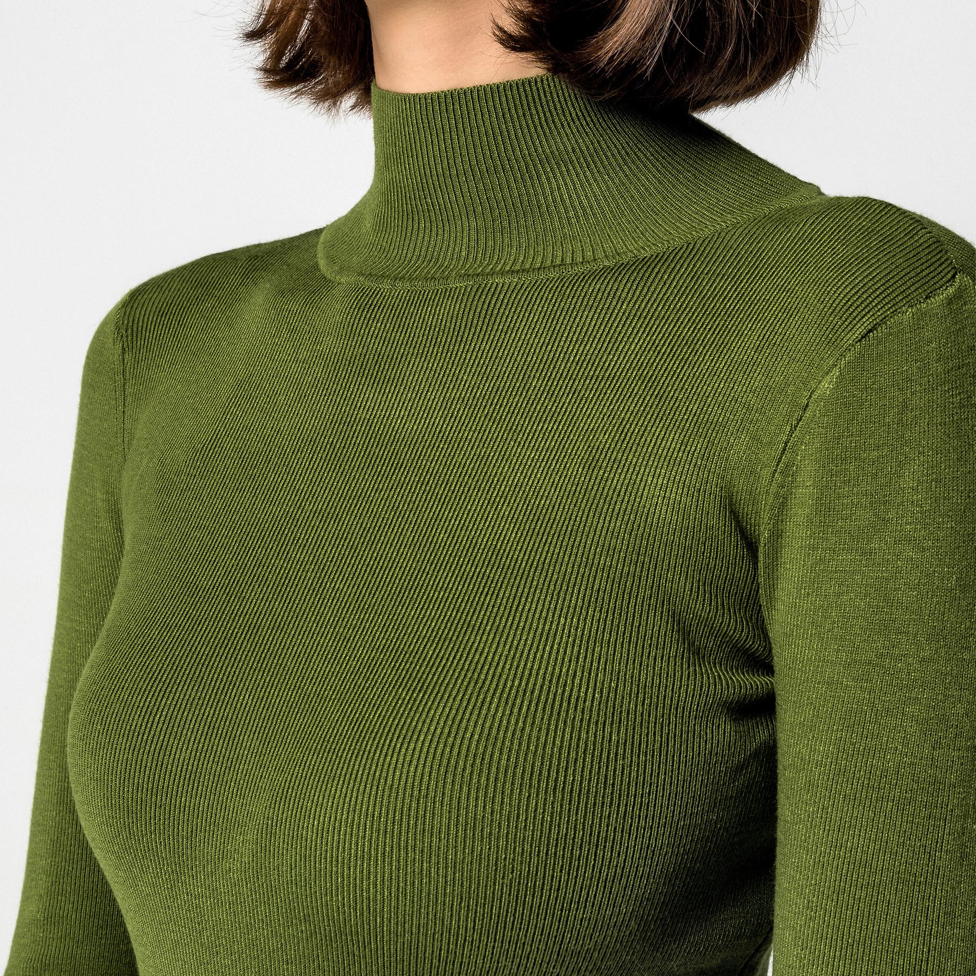 Manor Woman Pull Col Roulé Côtelé  