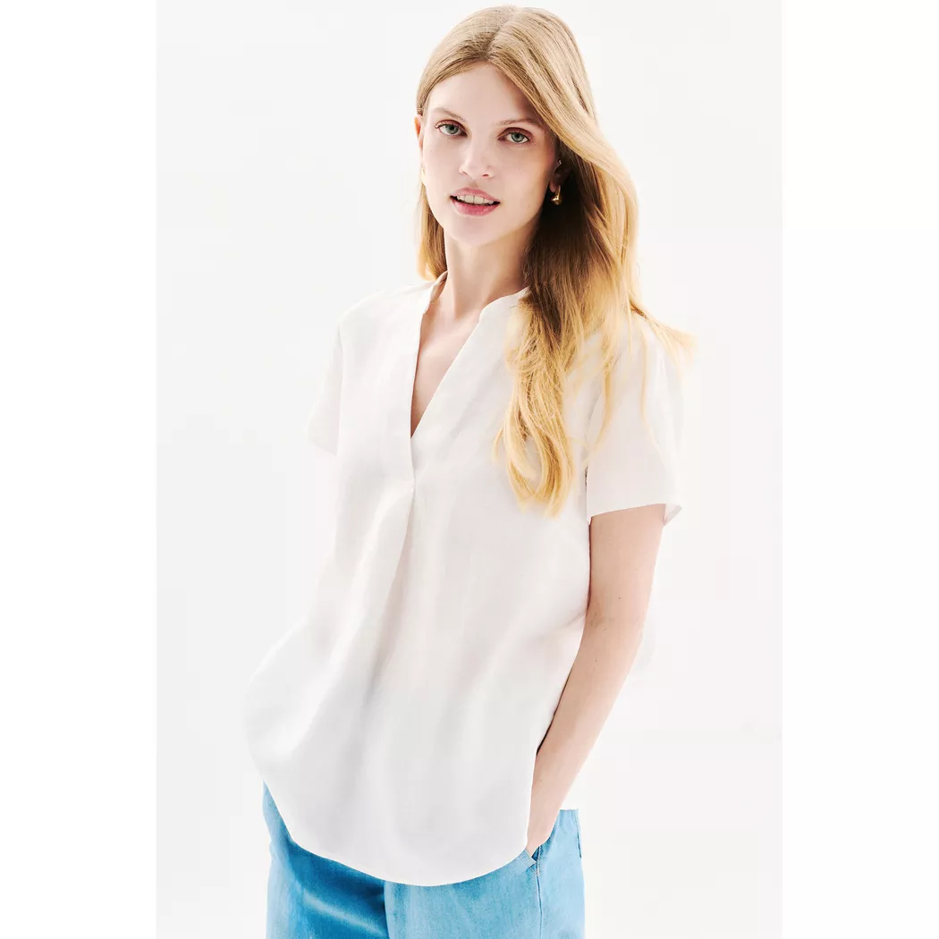 Caroll - Bluse, für Damen, Weiss, Größe 46