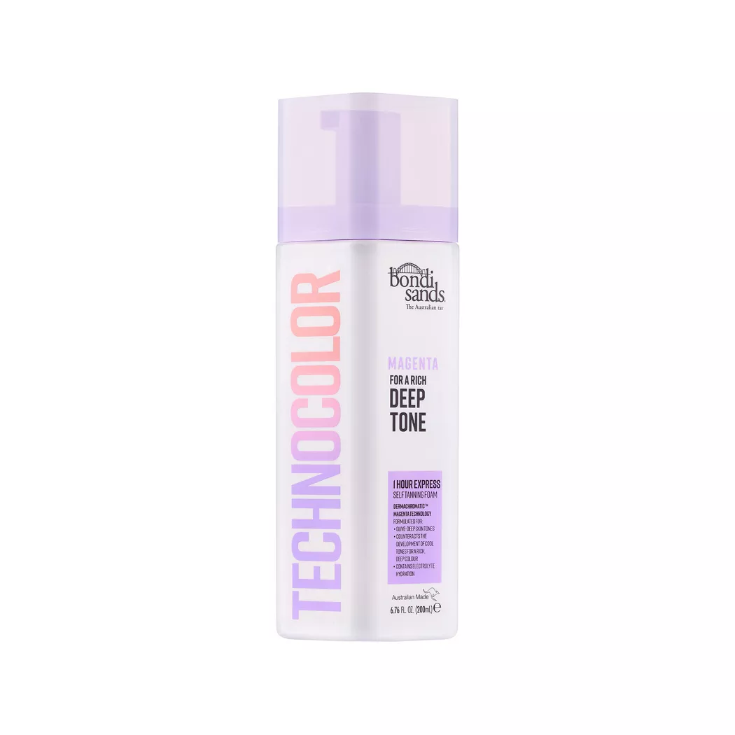 Bondi Sands Techno 1 Hour Express Self Tanning Foam Magenta 200ml