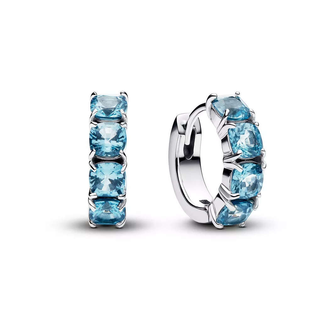Pandora - Creolen,  Timeless, One Size, Silber 4