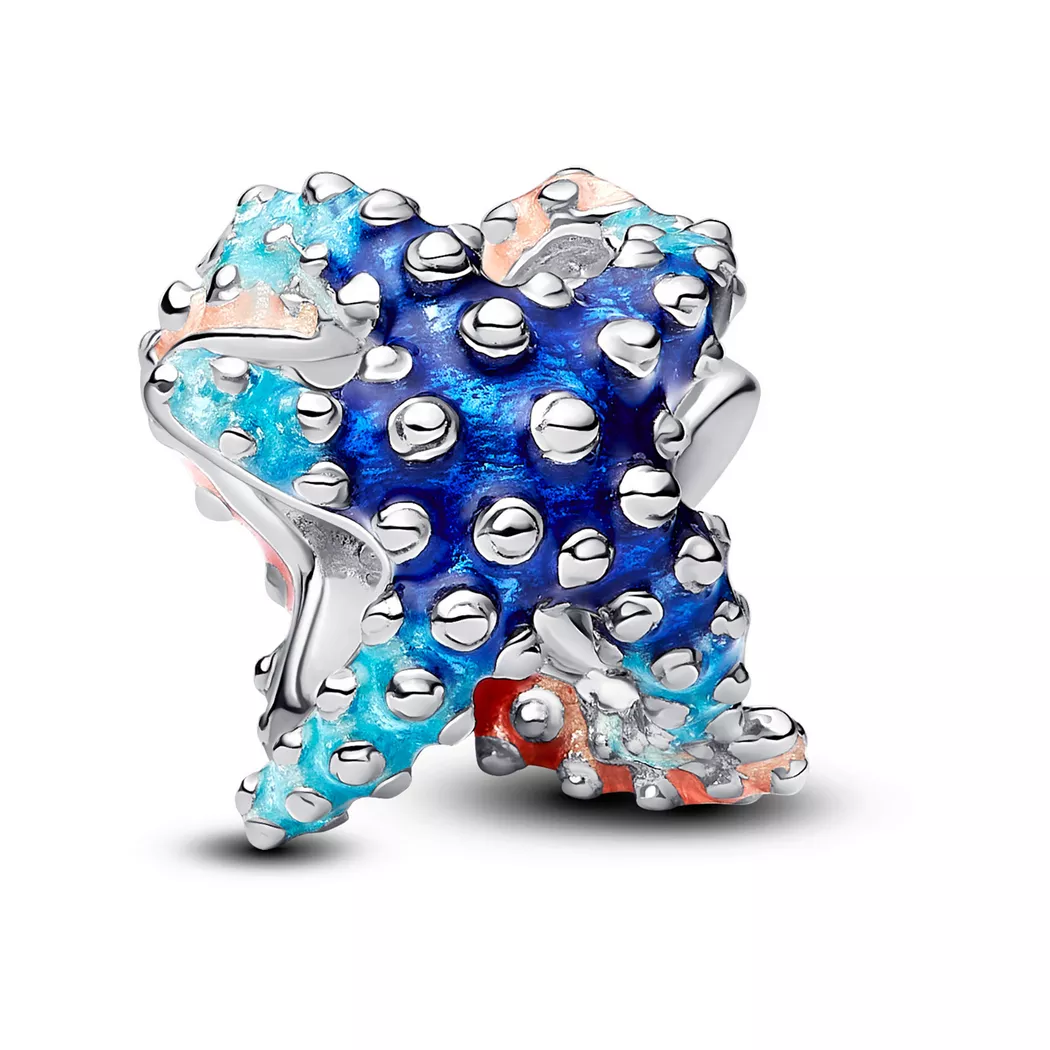 Pandora Silver Colourful Starfish Mini Charm