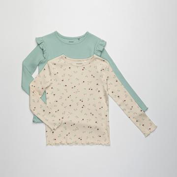 T-shirt, maniche lunghe, 2-pack