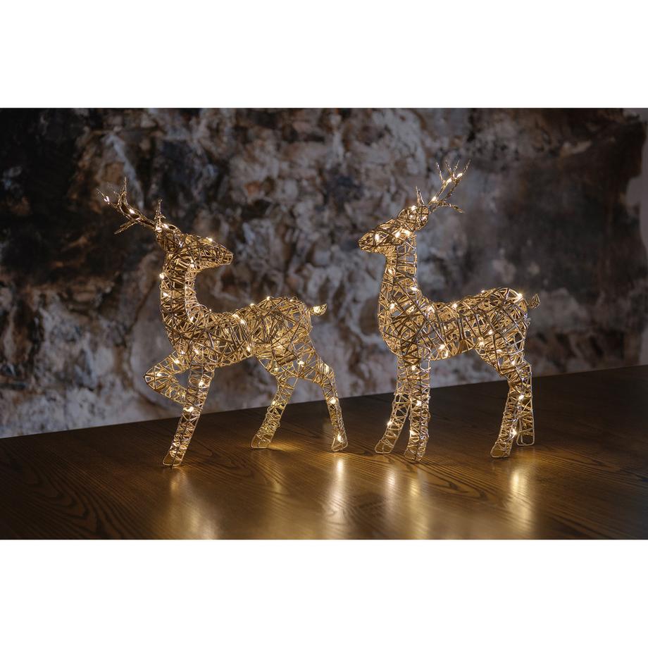STT Décoration de Noël à LED Rentier 40 LED 