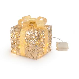 STT LED Weihnachtsdekoration goldenes LED-Geschenk 