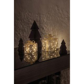 STT LED Weihnachtsdekoration goldenes LED-Geschenk 