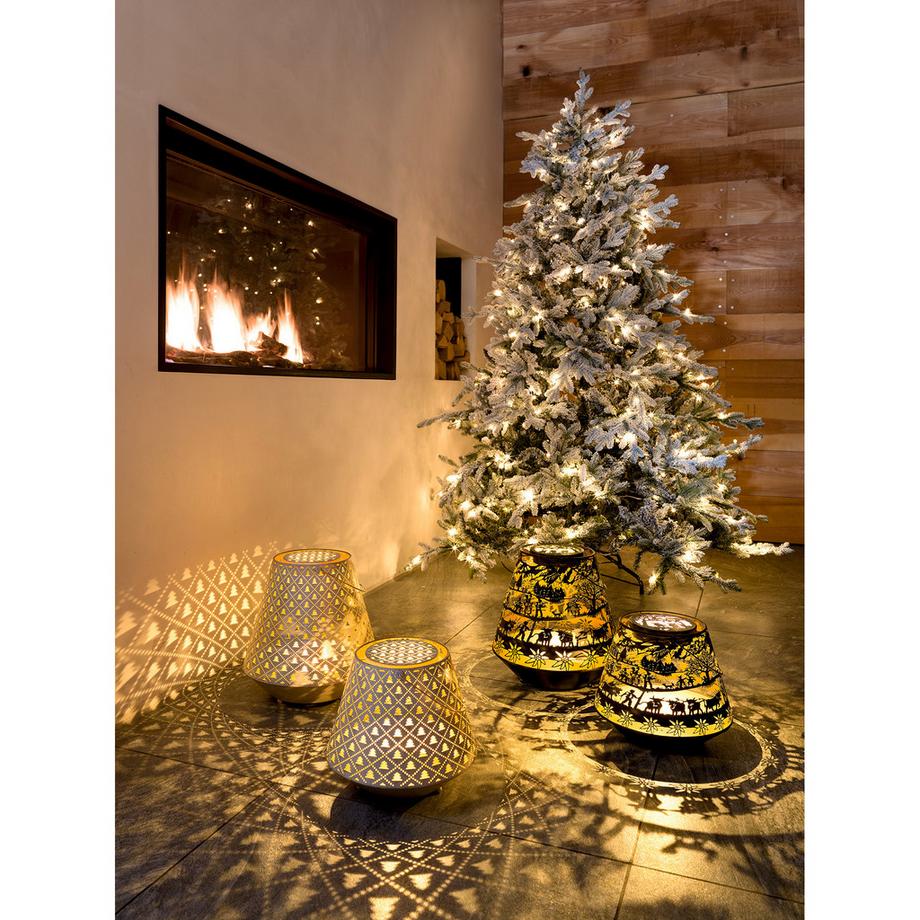 STT LED Weihnachtsdekoration Laterne Swiss Alps 