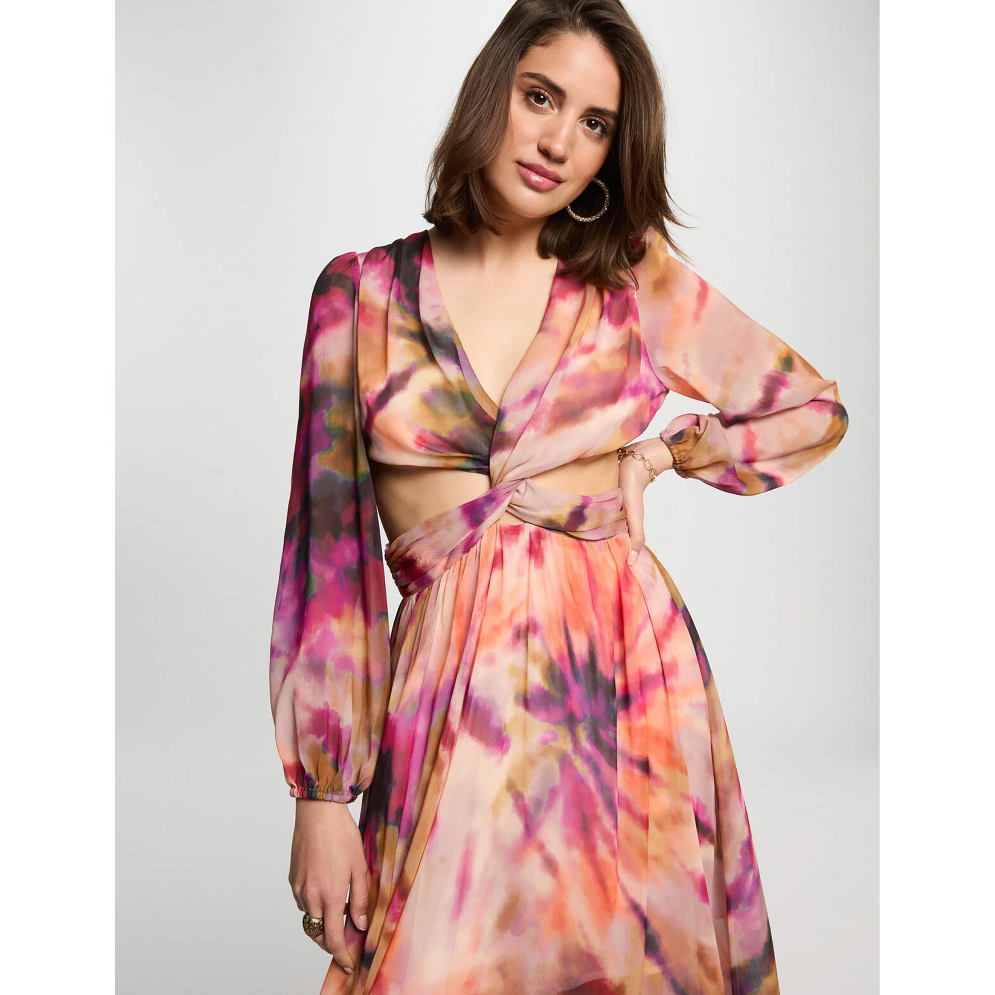 Morgan Vestito estivo 241-RORAL.F Rosa Regular Fit