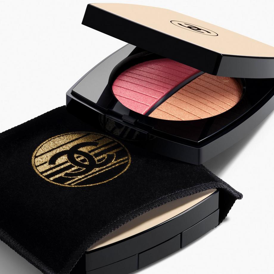 CHANEL LES BEIGES POUDRE BELLE MINE LUMIÈRE DORÉE  CREAZIONE ESCLUSIVA - DUO DI POLVERI ILLUMINANTI 