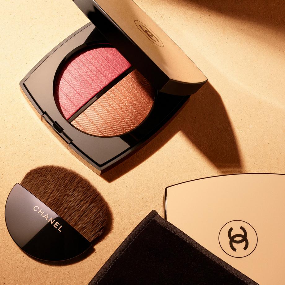 CHANEL LES BEIGES POUDRE BELLE MINE LUMIÈRE DORÉE  CREAZIONE ESCLUSIVA - DUO DI POLVERI ILLUMINANTI 