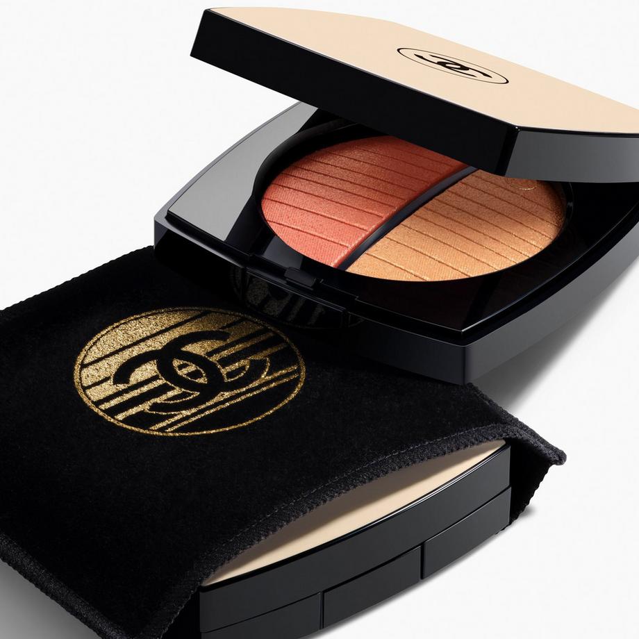 CHANEL LES BEIGES POUDRE BELLE MINE LUMIÈRE DORÉE  CREAZIONE ESCLUSIVA - DUO DI POLVERI ILLUMINANTI 