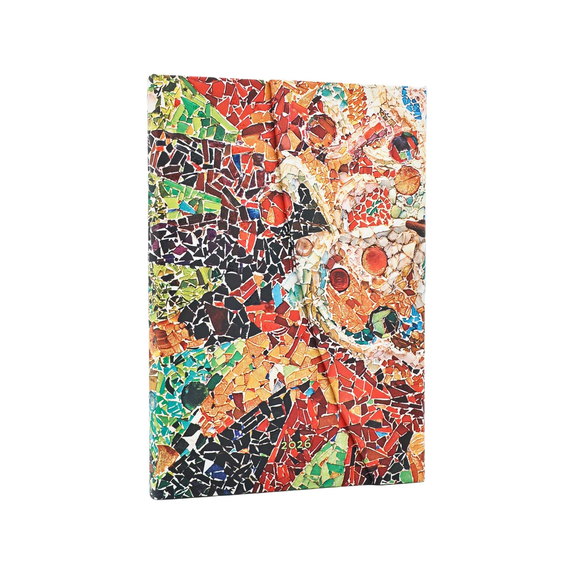 Paperblanks Wochenplaner 2026 Gaudis Sonne Midi 