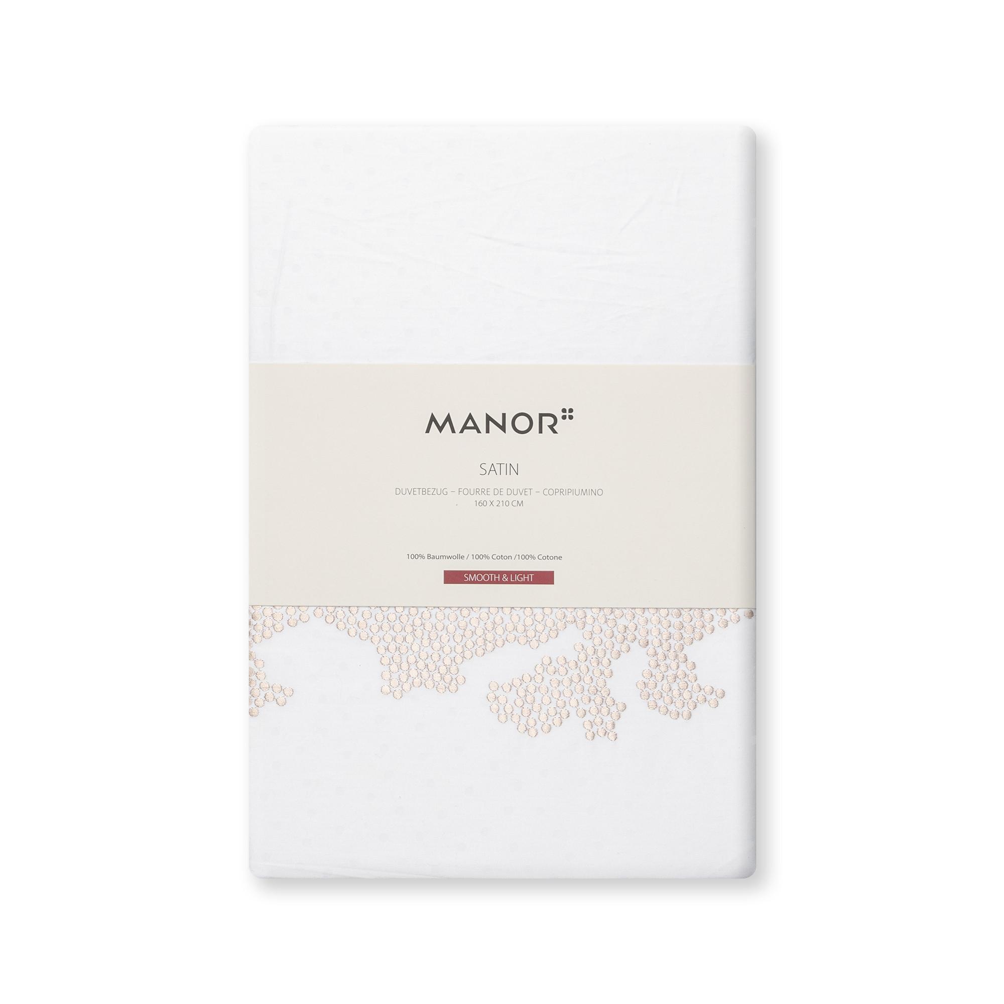Manor Tremilione Copripiumino jacquard ricamato  