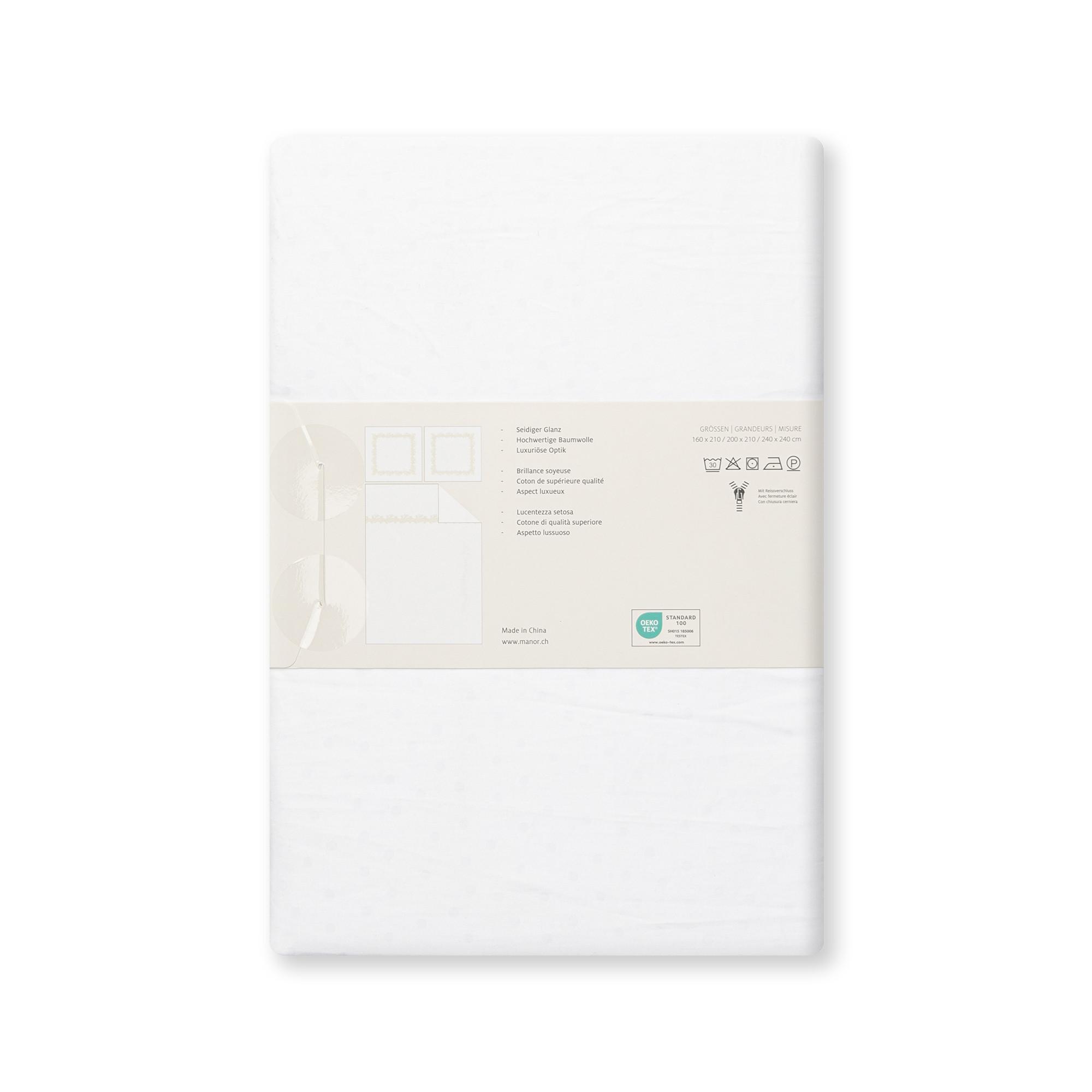 Manor Tremilione Copripiumino jacquard ricamato  